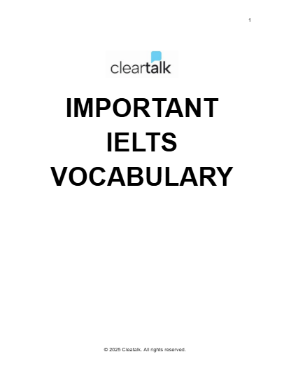 Important IELTS Vocabulary