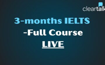 IELTS- 3 Months Full Course- Reading, Writing, Listening and Speaking