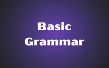 Grammar Basic